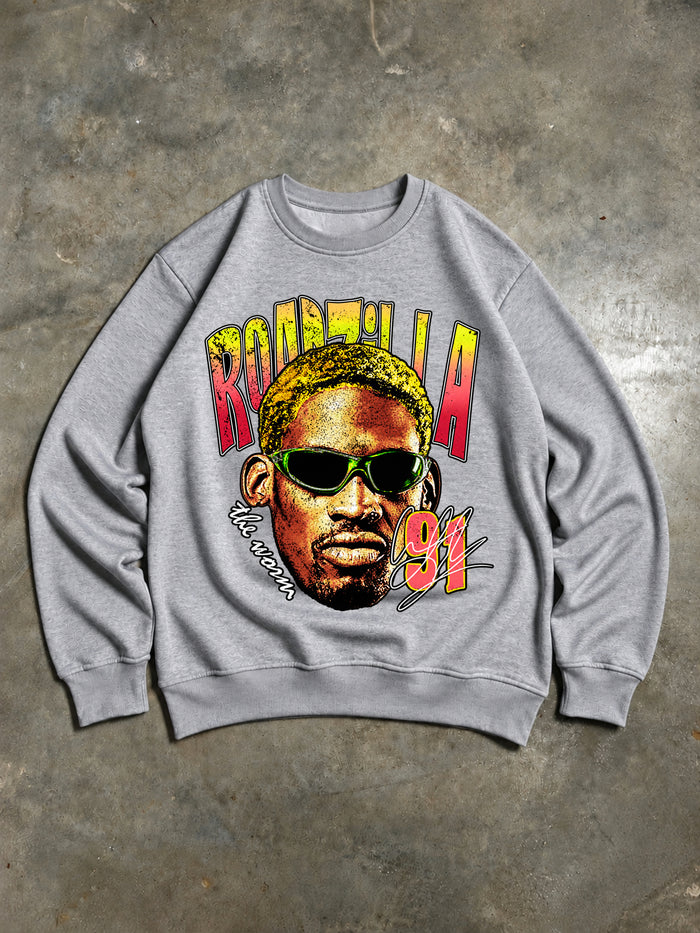 Dennis Rodman – The Worm 91 Vintage 90s Sweatshirt – Grey